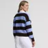 Women's Drifter Rugby with Woven Collar Sweater, Back