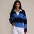 Women's Drifter Rugby with Woven Collar Sweater, Front