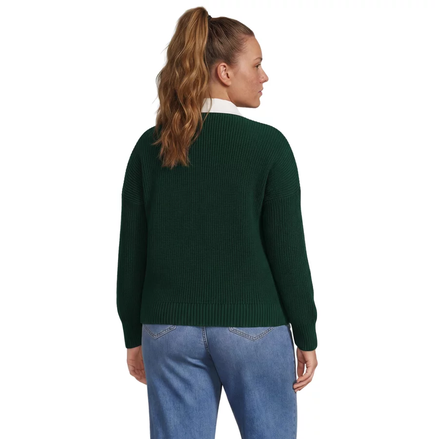 Women's Drifter Rugby With Woven Collar Sweater view 1