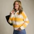 Women's Plus Size Drifter Rugby with Woven Collar Sweater, alternative image