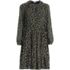 Women's Plus Size Chiffon Above the Knee Adjustable Dress, Front