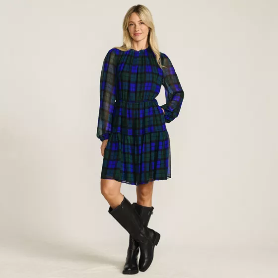 Women's Chiffon Above the Knee Adjustable Dress - primary