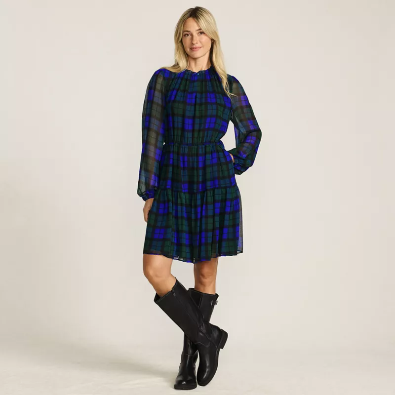 Women's Chiffon Above the Knee Adjustable Dress, alternative image