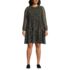 Women's Plus Size Chiffon Above the Knee Adjustable Dress, alternative image