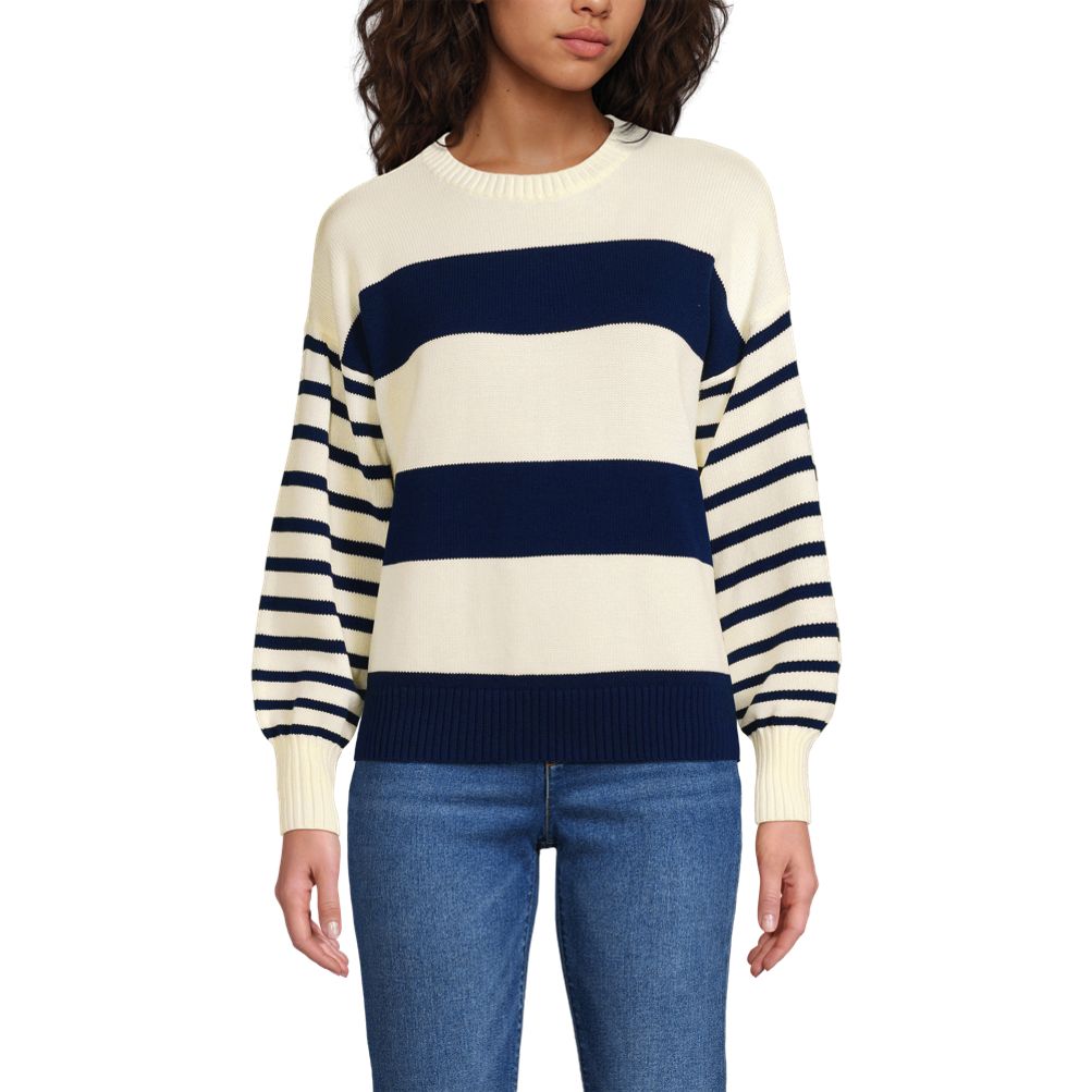 Women's Drifter Jersey Crewneck Sweater | Lands' End