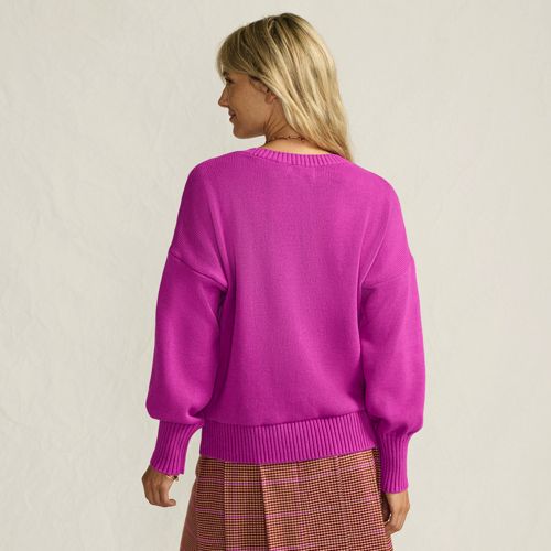 Women's Drifter Jersey Crewneck Sweater, Back