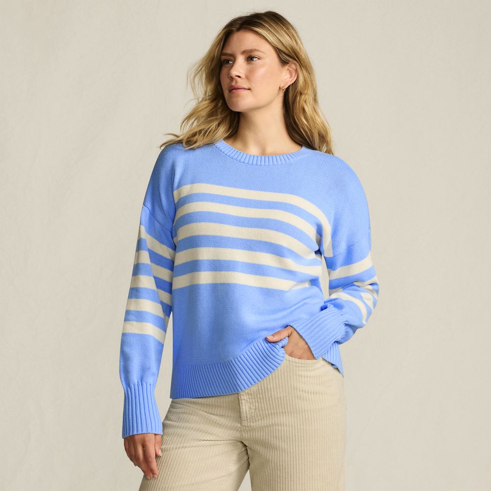 Women's Drifter Jersey Crewneck Sweater | Lands' End