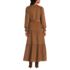 Women's Pinwale Cord Smocked Sleeve Maxi Dress, Back