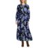 Women's Pinwale Cord Smocked Sleeve Maxi Dress, Front