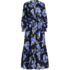 Women's Pinwale Cord Smocked Sleeve Maxi Dress, Front