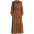 Women's Pinwale Cord Smocked Sleeve Maxi Dress, Front
