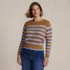 Women's Plus Size Drifter Modern Cable Crew Sweater, Front