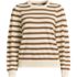 Women's Cashmere Puff Sleeve Crew Neck Sweater, Front