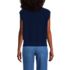 Women's Drifter Modern Cable V Neck Vest Sweater, Back