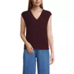 Women's Drifter Modern Cable V Neck Vest Sweater
