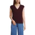 Women's Drifter Modern Cable V Neck Vest Sweater, Front