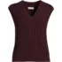 Women's Drifter Modern Cable V Neck Vest Sweater, Front