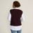 Women's Drifter Modern Cable V Neck Vest Sweater
