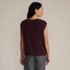 Women's Drifter Modern Cable V Neck Vest Sweater, Back
