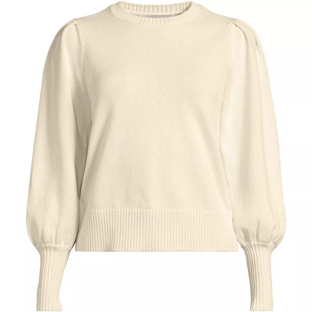 Women's Drifter Puff Sleeve Crew Neck Sweater