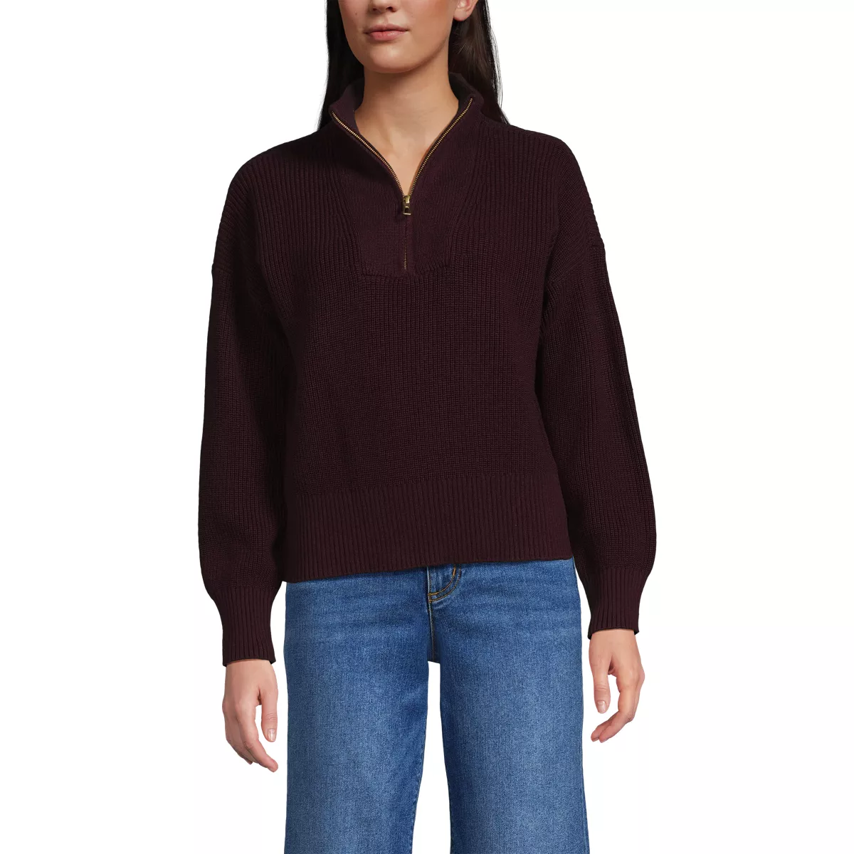Women's Drifter Shaker Wedge Quarter Zip Sweater