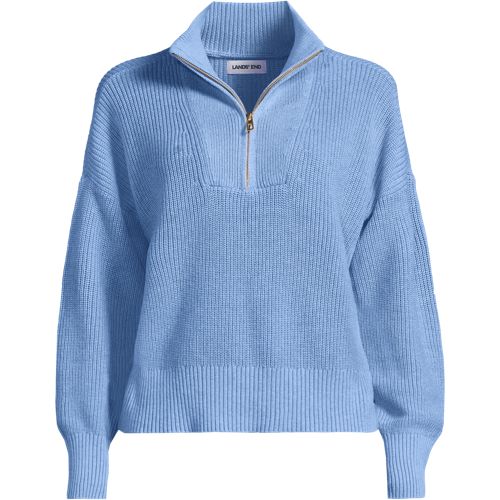 Men's Drifter Quarter Zip Sweater | Lands' End