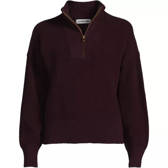 Women's Drifter Shaker Wedge Quarter Zip Sweater - primary