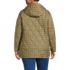 Women's Plus Size Print FeatherFree Onion Quilted Insulated Jacket, Back