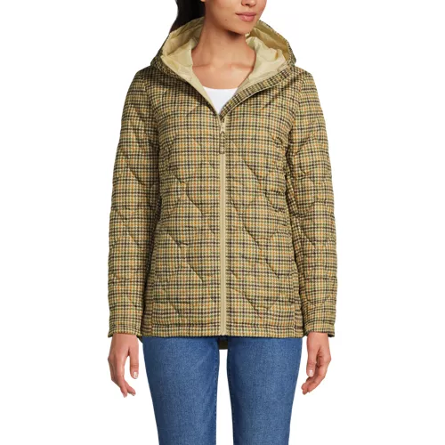 Women's Print FeatherFree Quilted Insulated Jacket, Front