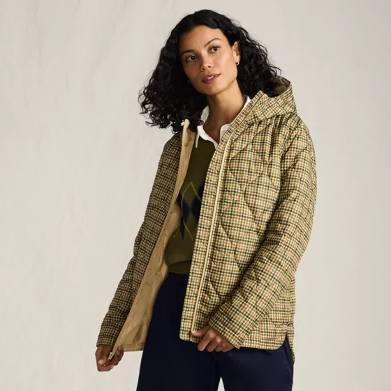 Women's Print FeatherFree Quilted Insulated Jacket - primary