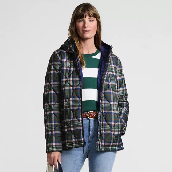 Women's Print FeatherFree Quilted Insulated Jacket - primary