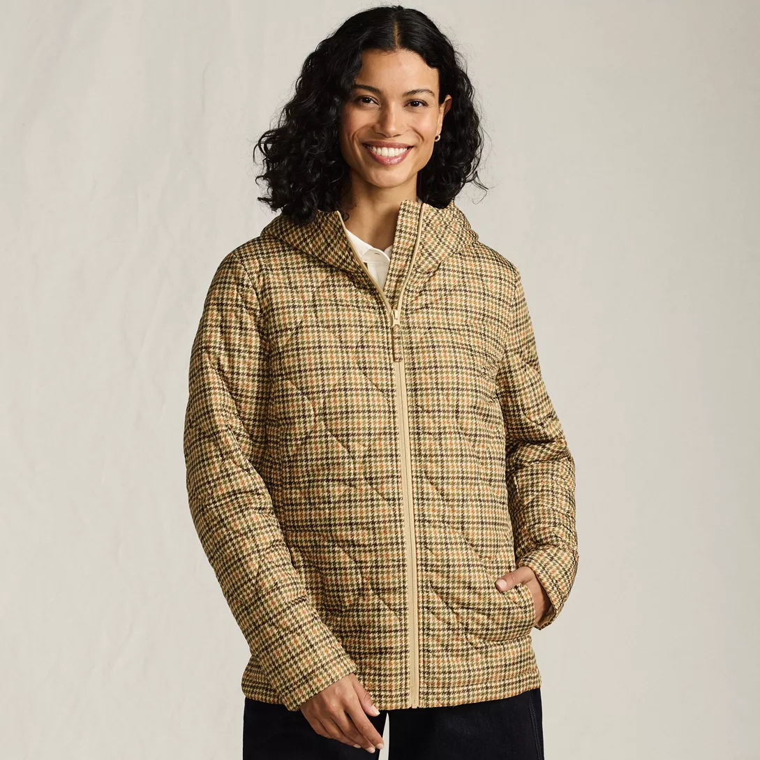 Women's Print FeatherFree Onion Quilted Insulated Jacket