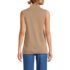 Women's Fine Gauge Sleeveless Mock Sweater, Back