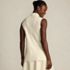 Women's Fine Gauge Sleeveless Mock Sweater, Back
