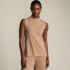 Women's Fine Gauge Sleeveless Mock Sweater, Front