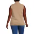 Women's Plus Size Fine Gauge Sleeveless Mock Sweater, Back
