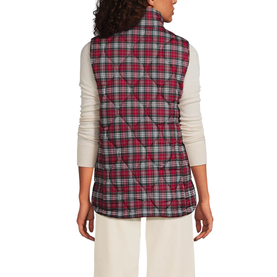 Women's Print Featherfree Quilted Insulated Vest view 4