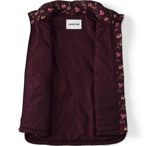 Lush Burgundy Tossed Floral
