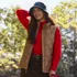 Women's Print FeatherFree Quilted Insulated Vest, alternative image