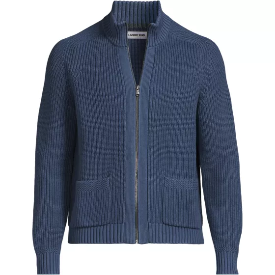 Men's Long Sleeve Drifter Full Zip Cardigan Sweater - primary
