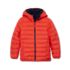 Boys Water Resistant Reversible Hooded Jacket, alternative image
