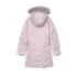 Girls Water Resistant Velour Parka, alternative image