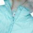 Girls Water Resistant Velour Parka, alternative image
