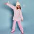 Girls Water Resistant Velour Parka, alternative image
