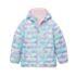 Girls Water Resistant Reversible Hooded Jacket, alternative image
