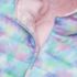 Girls Water Resistant Reversible Hooded Jacket, alternative image