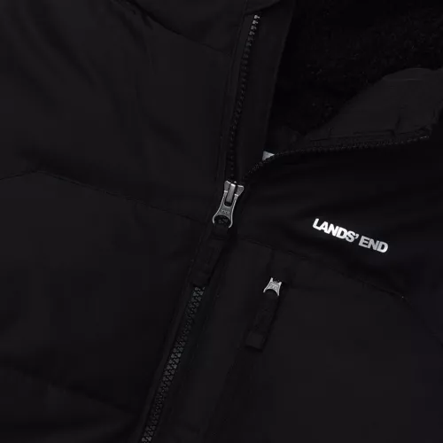 Boys Water Resistant Sherpa Lined Coat, alternative image