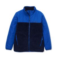 Columbia pull en polaire garçon avec demi-zip glacial vert canard
