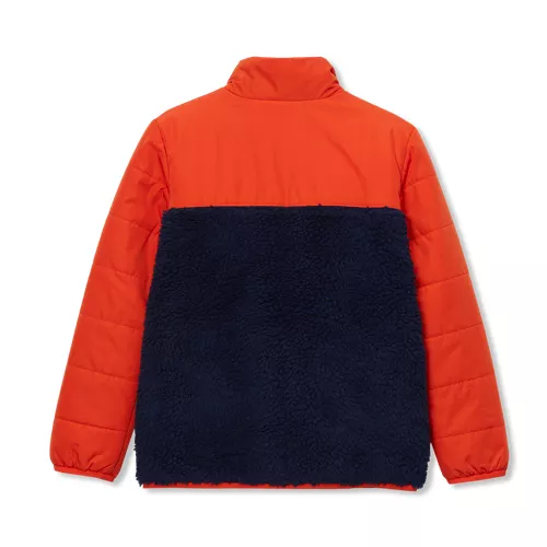 Kids Water Resistant Mixed Media Insulated Jacket, alternative image