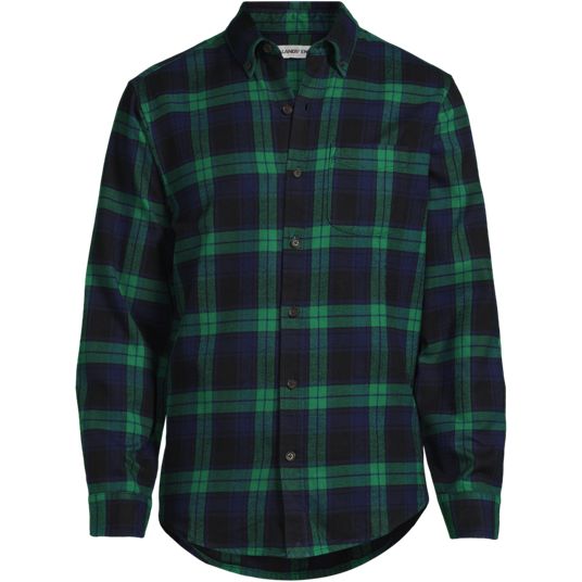 slim fit dress slacks Men's Titchwell Tailored Shirt Green main image 0